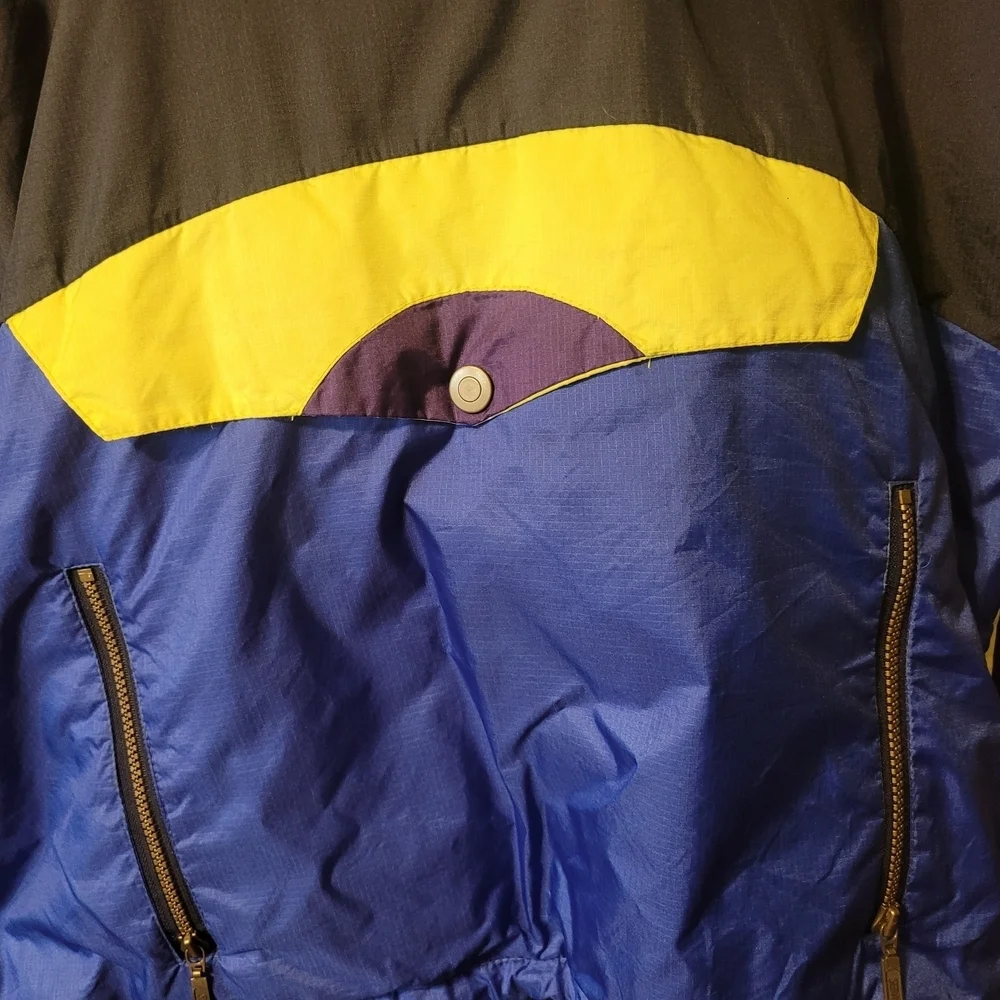 Serac Vintage Colorblock Medium Windbreaker Thinsulate Jacket Coat Streetwear